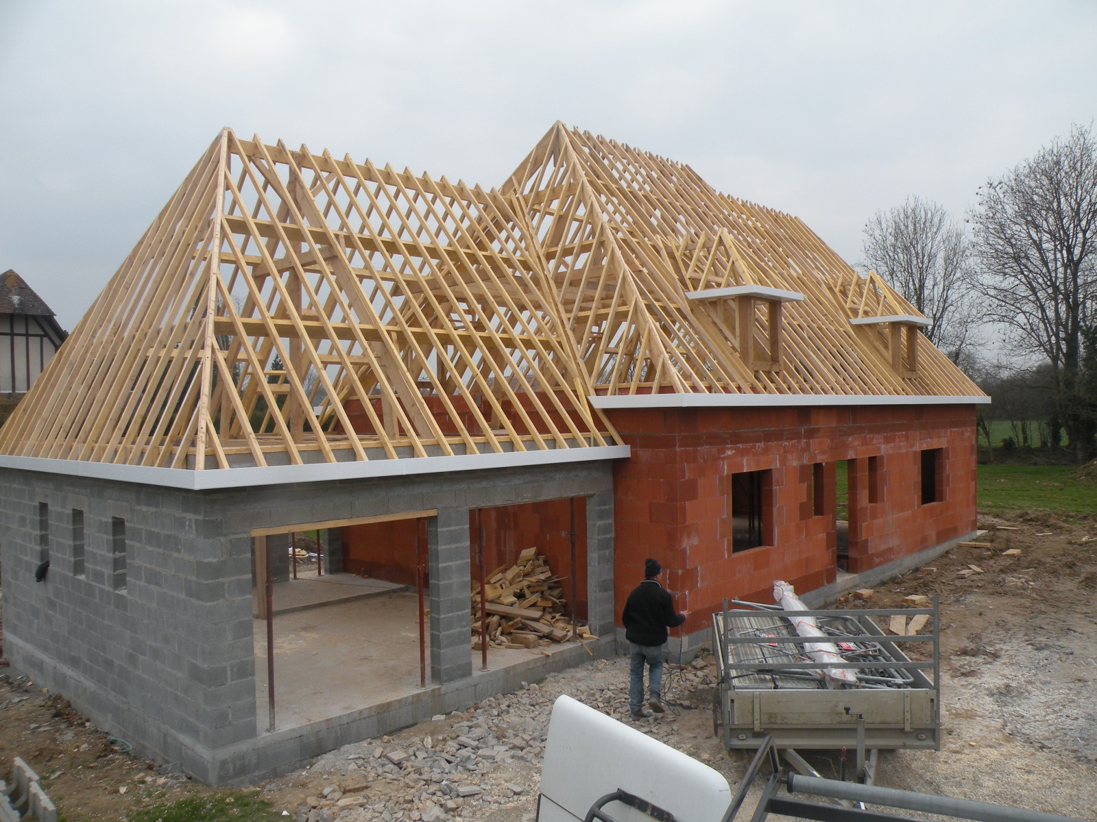 Entreprise de charpente à Lohéac