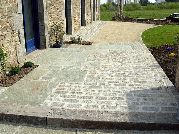 Dallage, terrasse, chape pavée dans Ille-et-Vilaine